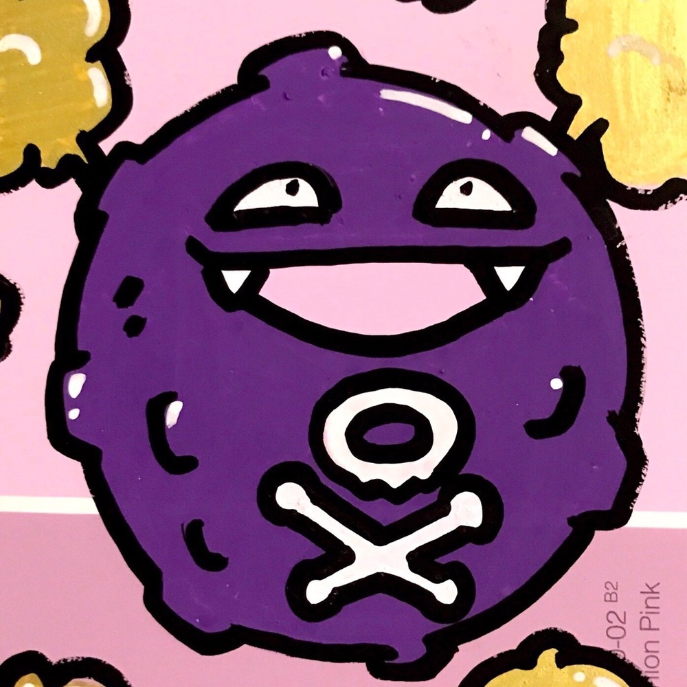Koffing posca painting
